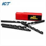 مته ته گرد DIN 338 HSS مشکی سایز 9 تا 11 برند MTL