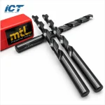 مته ته گرد DIN 338 HSS مشکی سایز 11 تا 14 برند MTL