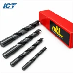 مته ته گرد DIN 338 HSS مشکی سایز 14 تا 16 برند MTL