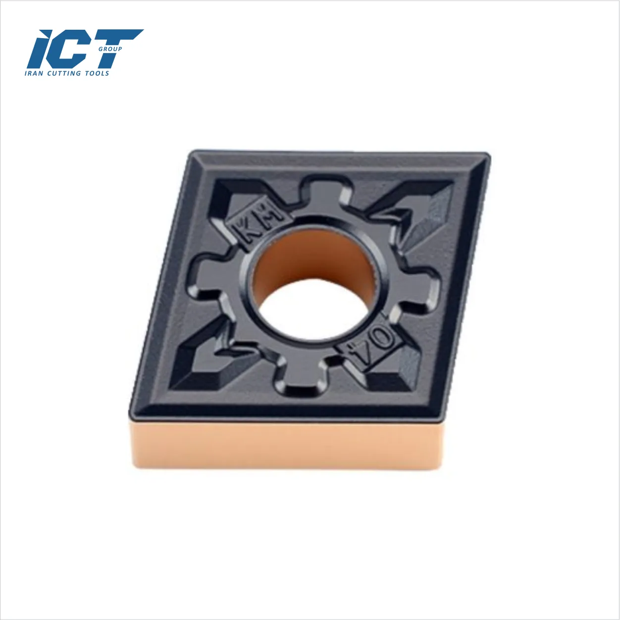 CNMG120404-OKM اینسرت تراشکاری CNMG19 چدن برند OKE - Image 1