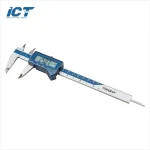 کولیس دیجیتال 20 سانتی متر 1070_1804 نمایشگر بزرگ خروجی دار (MM/IN/F) با صفحه نمایش کسری داسکوا DASQUA